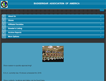 Tablet Screenshot of budgerigarassociation.org